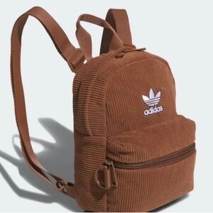 🆕 Adidas TREFOIL 2.0 CURDUROY MINI BACKPACK
